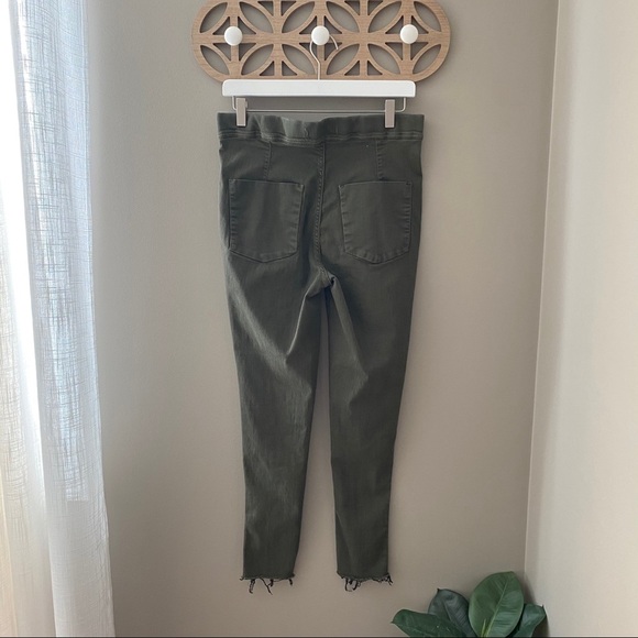 Free People Green Skinny Jeans Sz 31 - Picture 5 of 11